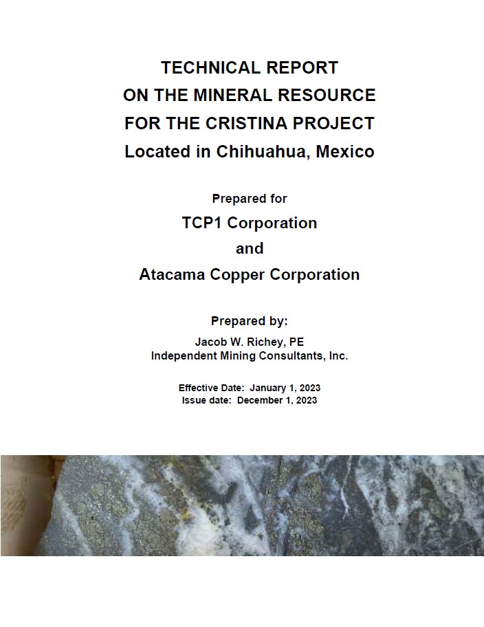 N I43-101 Technical Report - Cristina